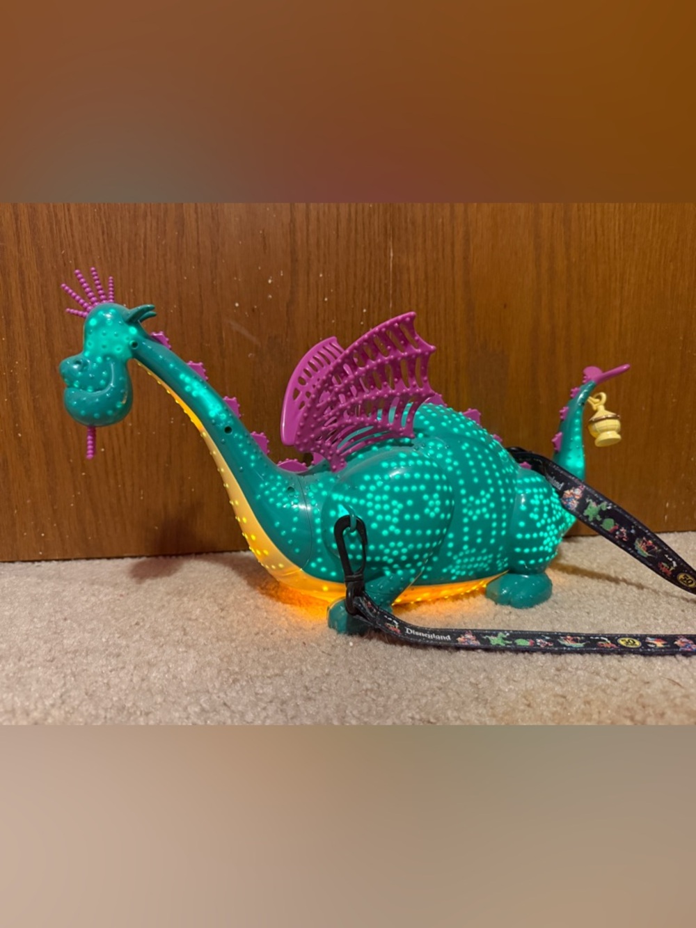 Disneyland 2022 Pete the Dragon Light-Up Popcorn Bucket